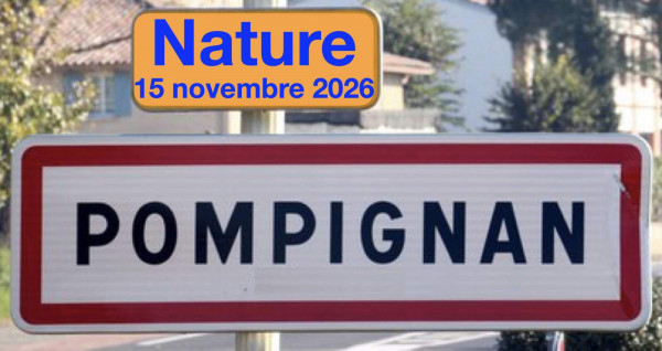 Pompignan Nature 15 novembre 2026