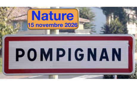 Pompignan Nature 15 novembre 2026